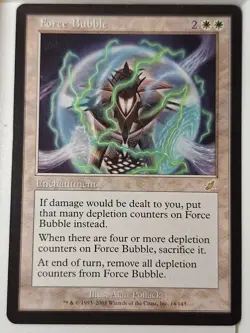 Force Bubble - Scourge - Magic the Gathering MTG Nice! - Image 1