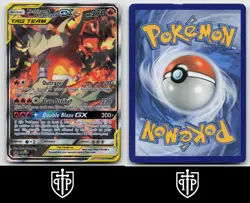 Pokemon - Reshiram & Charizard GX - SM201 Sun & Moon - Black Star Promo - MP - Image 3