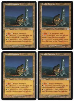 Starlit Sanctum x4 4x 2002 Onslaught PLAYSET Colorless Uncommon Land MTG LP AZ2 - Image 1