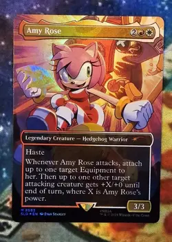 MTG Amy Rose (Rainbow Foil) x1 NM *FOIL* from Secret Lair Drop Series - Image 1