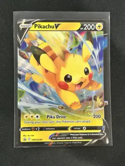 Pikachu V SWSH285 Pokemon TCG Sword & Shield Black Star Promo NM - Image 1