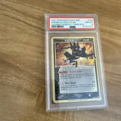 Pokemon TCG Greninja Gold Star SWSH144 Celebrations Black Star Promo PSA 8 NM-MT - Image 1