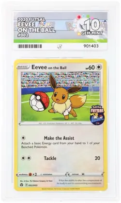 Pokemon Eevee On The Ball Futsal 002/005 ACE 10 - Image 1