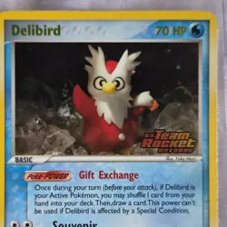 Pokemon Delibird ex 21/109 EX Team Rocket Returns 70 HP. Never Played With - Image 2