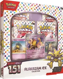 SEALED Pokemon Scarlet & Violet 151 Alakazam ex Collection Abra Kadabra - Image 1