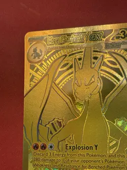 Mega Charizard Y EX 294/217 Gold Hyper Rare, Ascended Heroes, Pokemon TCG (NM) - Image 3