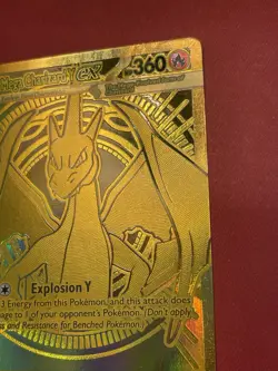 Mega Charizard Y EX 294/217 Gold Hyper Rare, Ascended Heroes, Pokemon TCG (NM) - Image 4