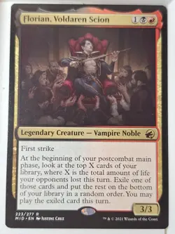 Florian, Voldaren Scion Innistrad: Midnight Hunt - Magic the Gathering MTG Nice! - Image 1
