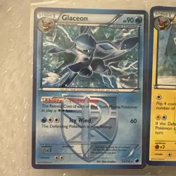 POKEMON PLASMA FREEZE EEVEELUTIONS GLACEON 23/116 JOLTEON 31/116 VAPOREON 20/116 - Image 3