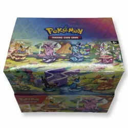Pokemon Prismatic Evolution Mini Tin Complete Set Of 8 W/ Display Box New Sealed - Image 1