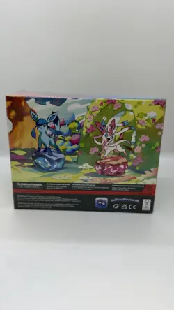 Pokemon Prismatic Evolution Mini Tin Complete Set Of 8 W/ Display Box New Sealed - Image 5
