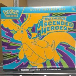 Pokemon Mega Evolution Ascended Heroes Elite Trainer Box Dragonite Zekrom - Image 1