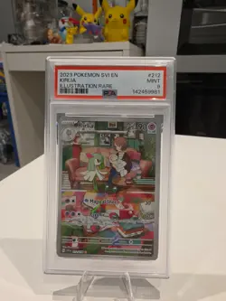 2023 POKEMON SVI EN-SCARLET & VIOLET ILLUSTRATION RARE #212 KIRLIA PSA 9 - Image 1
