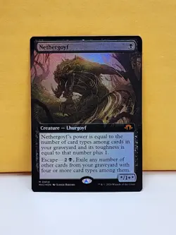 1x FOIL EXTENDED Nethergoyf, NM, Modern Horizons 3 (MH3), Magic Gathering, MtG - Image 1