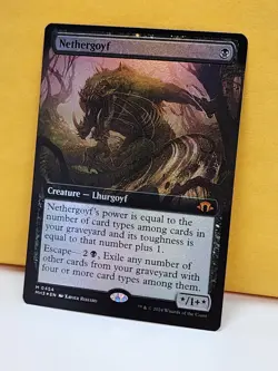 1x FOIL EXTENDED Nethergoyf, NM, Modern Horizons 3 (MH3), Magic Gathering, MtG - Image 2