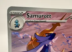 Pokemon Samurott 107/086 Sv: White Flare Illustration Rare Holo Stage 2 160HP - Image 2