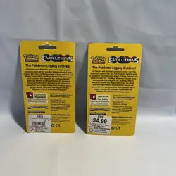 Pokemon XY Evolutions Check Lane Blister Set Of 2 Greninja And Weezing - Image 2