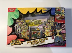 Pokemon TCG Ascended Heroes Premium Poster Collection Mega Lucario - Sealed - Image 1