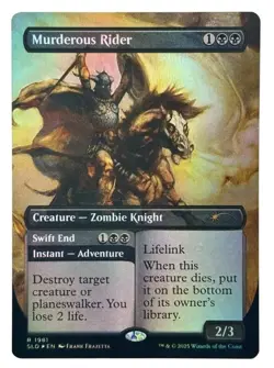 MTG | Murderous Rider / Swift End #1981 | Secret Lair | Foil | NM | EN - Image 1