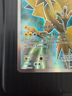 LP Pokemon Zapdos Full Art Generations 29/83 - Image 5
