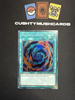 YUGIOH POLYMERIZATION SECRET RARE LCKC-EN026 1ST EDITION - Image 1