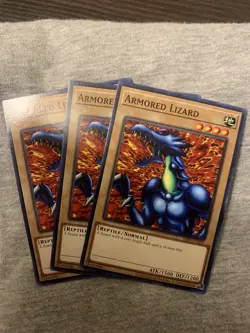 Yu-Gi-Oh! TCG Armored Lizard Metal Raiders (25th Anniversary Ed) MRD-EN005 X3 - Image 1