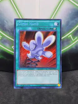 Yugioh Comic Hand DRL2-EN026 Secret Rare 1st Edition NM - Image 1