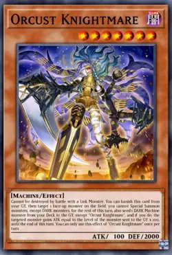 Yugioh Orcust Knightmare BLMM-EN087 1st Edition Emblazoned Ultra Rare NM Presale - Image 1