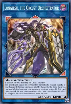 Yugioh Longirsu, the Orcust Orchestrator BLMM-EN094 Emblazoned Ultra NM Presale - Image 1