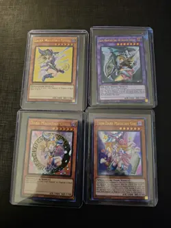 Dark Magician Girl Complete Art Set Quarter Century Alt Art Secret NM YuGiOh - Image 4