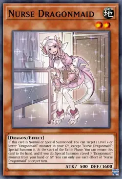 Yugioh Nurse Dragonmaid BLMM-EN054 1st Edition Emblazoned Ultra Rare NM Presale - Image 1
