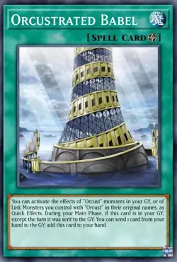 Yugioh Orcustrated Babel BLMM-EN097 1st Edition Emblazoned Ultra Rare NM Presale - Image 1