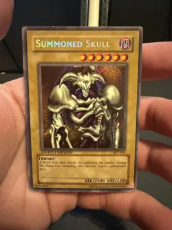 Yu-Gi-Oh Summoned Skull BPT-002 Secret Rare Holo Limited Edition MP - Image 1