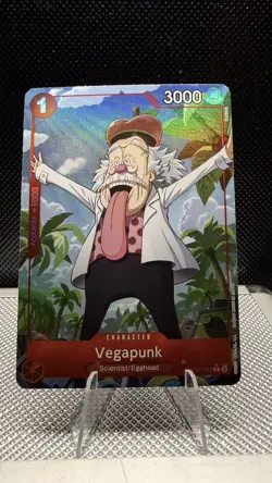 Vegapunk (Parallel) ST21-013 ALT ART Holo Foil One Piece TCG - Image 1