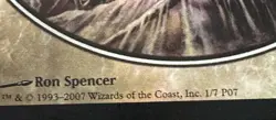 Magic the Gathering Wrath of God 1/7 P07 Plus Card Collection Listing For Art - Image 3