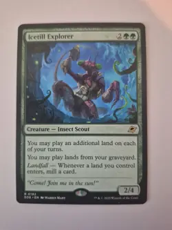1x Magic MTG Icetill Explorer EOE 0192 Regular Rare - NM x1 - Image 1