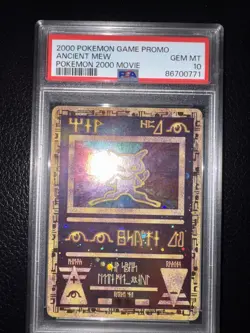 2000 POKEMON GAME MOVIE POKEMON 2000 MOVIE ANCIENT MEW PSA 10 - Image 1