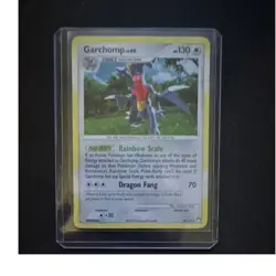 Pokemon Garchomp Diamond & Pearl Mysterious Treasures Holo Rare 9/123 Card 2007 - Image 1