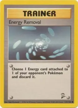 Energy Removal - 119/130 - Common - Unlimited Edition LP, English Pokemon Base S - Image 1