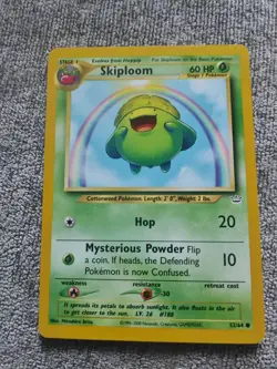 Pokemon Skiploom #52/64 Neo Revelation Common Card LP WOTC TCG 2000 Vintage Wotc - Image 1