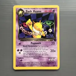 Pokemon Card - Dark Hypno Team Rocket 26/82 Non Holo Rare WOTC Vintage - NM - Image 1