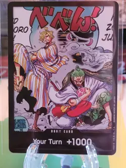 ONE PIECE WINGS OF THE CAPTAIN - DON! CARD SANJI ZORO (ALT ART) - Image 1