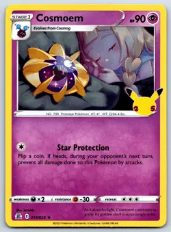 Cosmoem - Celebrations 25th Anniversary Pokemon Card NM - Image 1