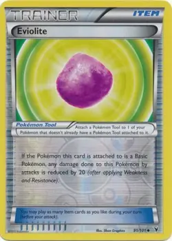 Eviolite - 91/101 - Uncommon - Reverse Holo HP, English Pokemon Noble Victories - Image 1