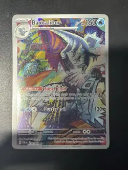 Pokemon TCG Baxcalibur Card 210/193 IR Sv02: Paldea Evolved 2023 - Image 1