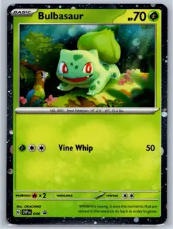 Bulbasaur - 151 Black Star Promo SVP 046 HD Cosmos Holo Pokemon TCG Card - Image 1