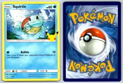 Squirtle McDonald's Collection 2021 17/25 Pokemon Card NM - Image 3