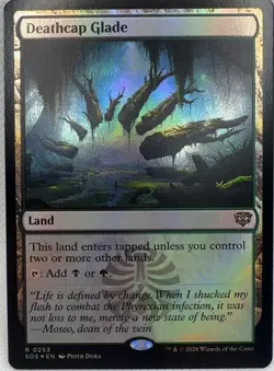 Deathcap Glade 253 Secrets of Strixhaven Foil R NM MTG Card - Image 1