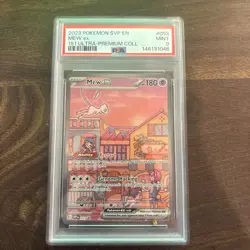 Pokemon TCG 2023 Ultra Premium Collection Mew EX Promo Card #53 PSA 9 Mint - Image 1