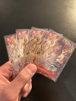 Portgas.D.Ace (Illustration Box Vol.5) SR One Piece Promo cards ST15-005 X4 - Image 1